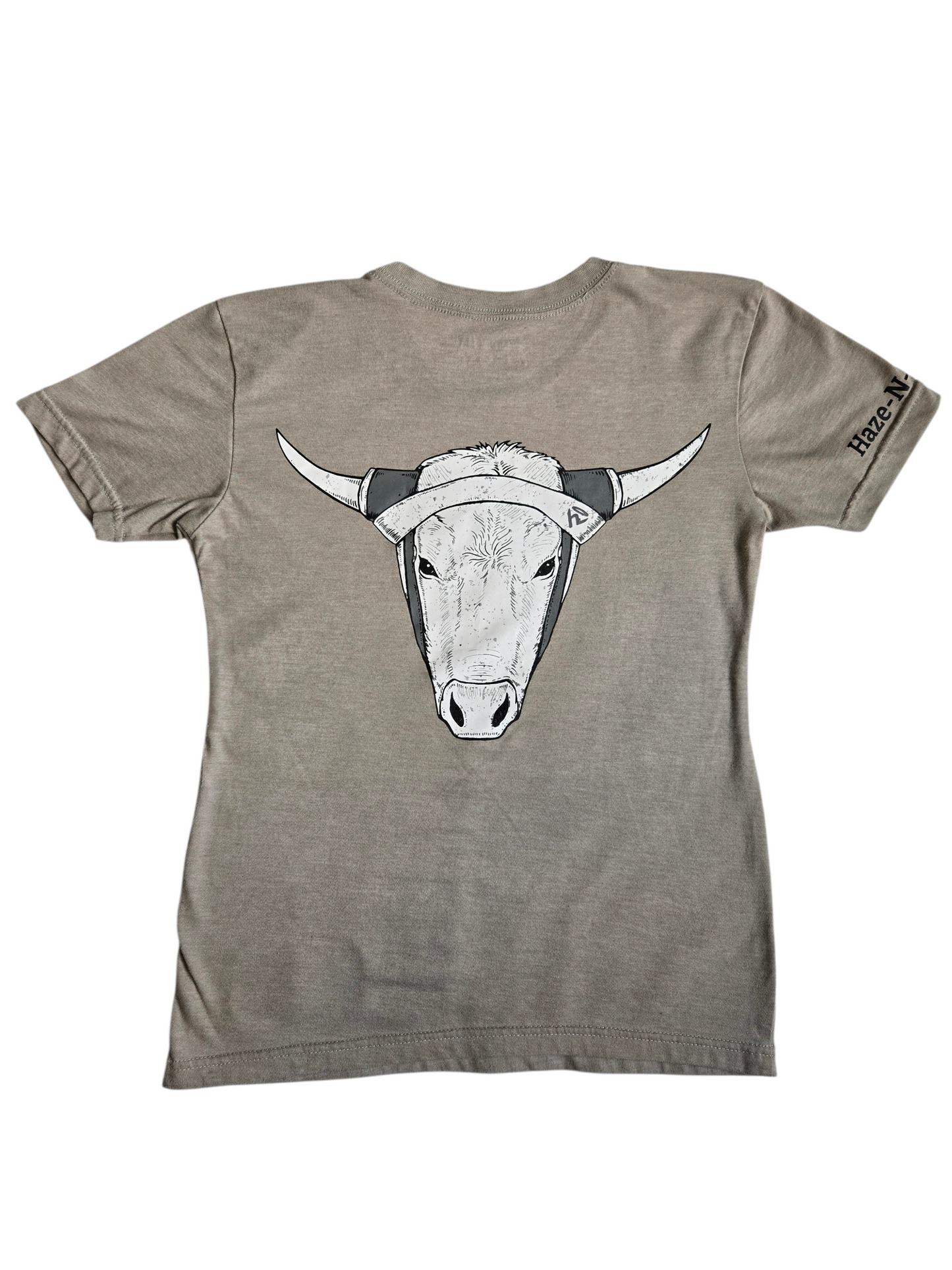 Women's Silver Steer Head Tee