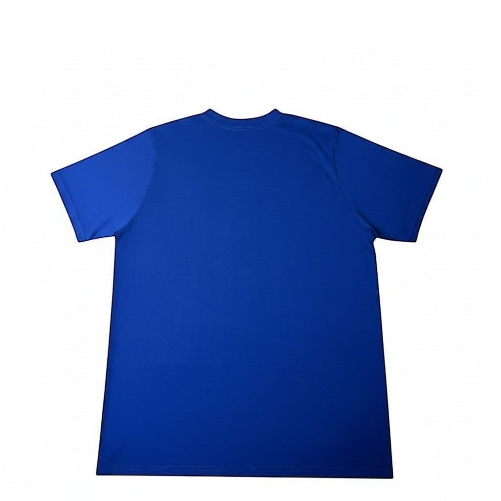 Haze N Handle royal blue crew neck short sleeve t-shirt with a clean back and subtle sleeve branding.